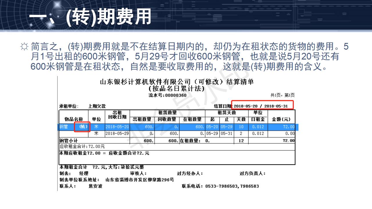 问题20--(转)期费用、上期欠款和永久欠款