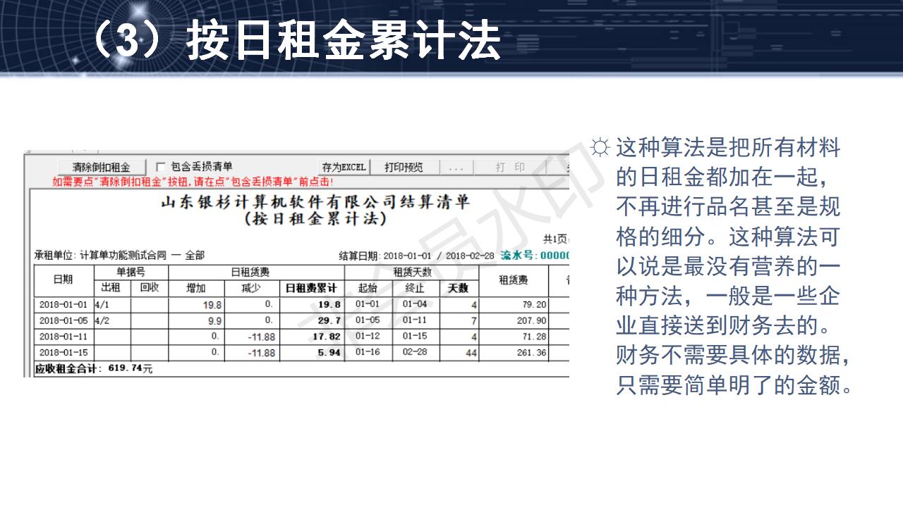 问题14--租金算法