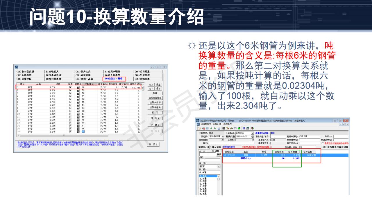 问题10--换算数量介绍