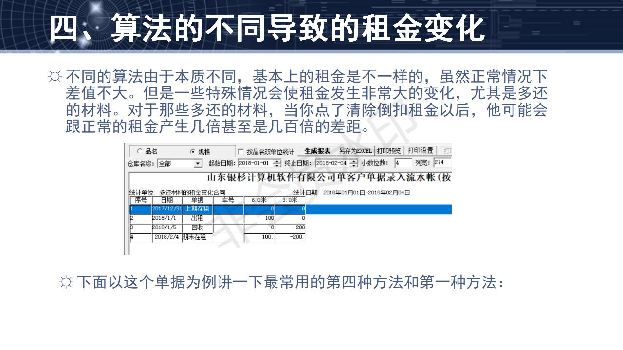 问题14--租金算法